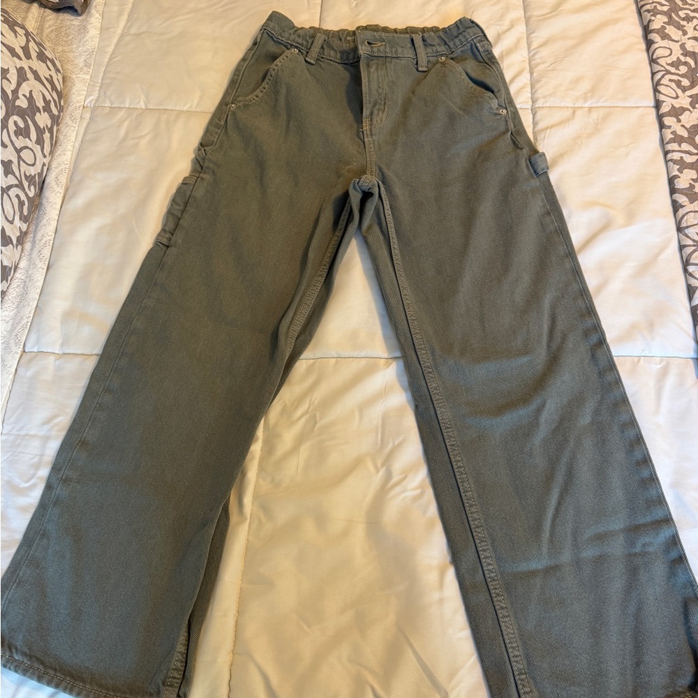 Youth Old Navy Baggy Jeans - Olive